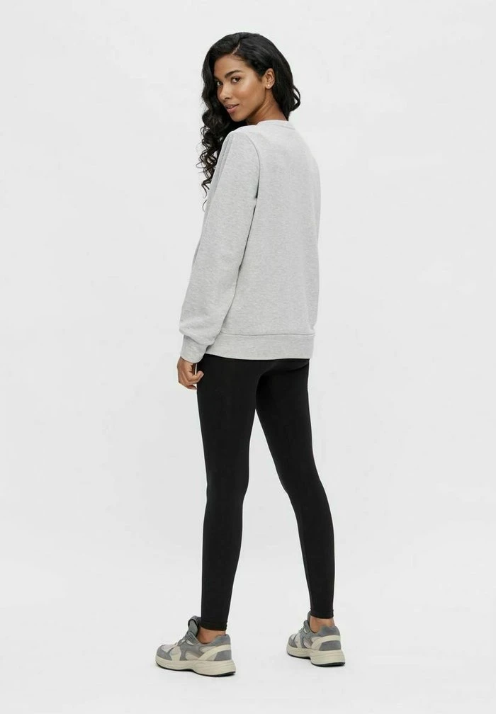 MAMALICIOUS PCMLIOLA - Sweatshirt - Light Grey Melange – Image 3