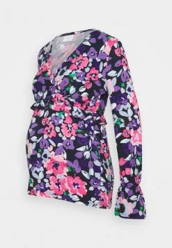 MAMALICIOUS NURSING - T-shirt à Manches Longues - Dark Navy