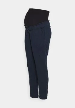 MAMALICIOUS CORA WOVEN PANT - Pantalon Classique - Blueberry