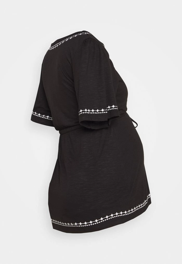 MAMALICIOUS MLKATE TESS - T-shirt Imprimé - Black/white – Image 2