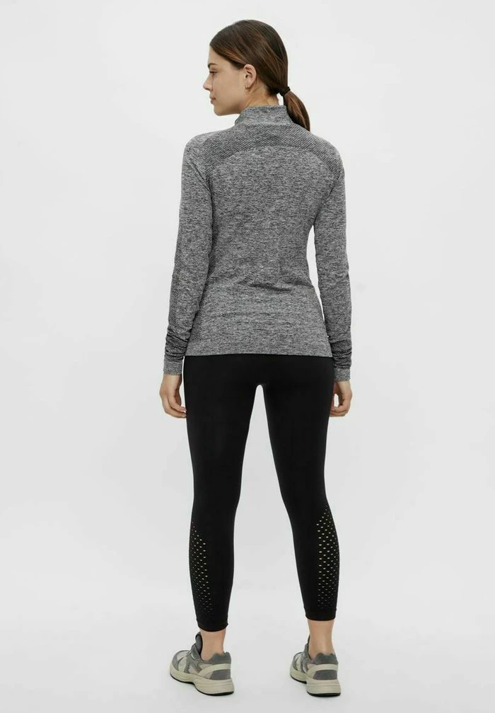 MAMALICIOUS MLPOSH - Veste De Survêtement - Medium Grey Melange – Image 3