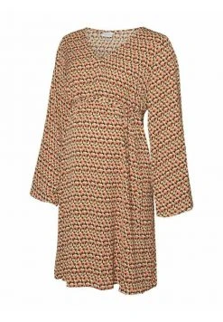 MAMALICIOUS Robe En Jersey - Black Metallic