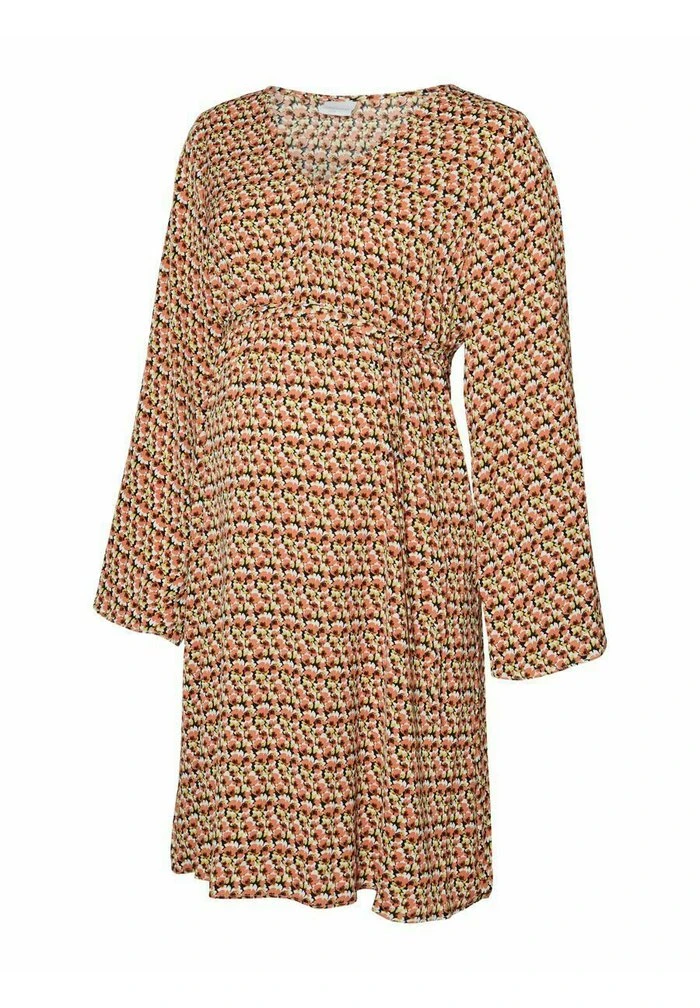 MAMALICIOUS Robe En Jersey - Black Metallic