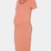MAMALICIOUS MLLEA DRESS - Robe En Jersey - Desert Sand