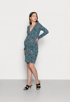 MAMALICIOUS NURSING DRESS - Robe En Jersey - Mallard Blue