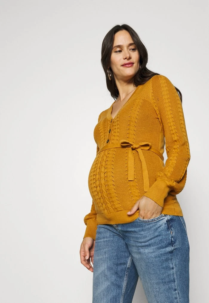 MAMALICIOUS MLOVA LIA - Pullover - Spruce Yellow – Image 4