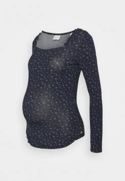 MAMALICIOUS MLTRISH - T-shirt à Manches Longues - Black