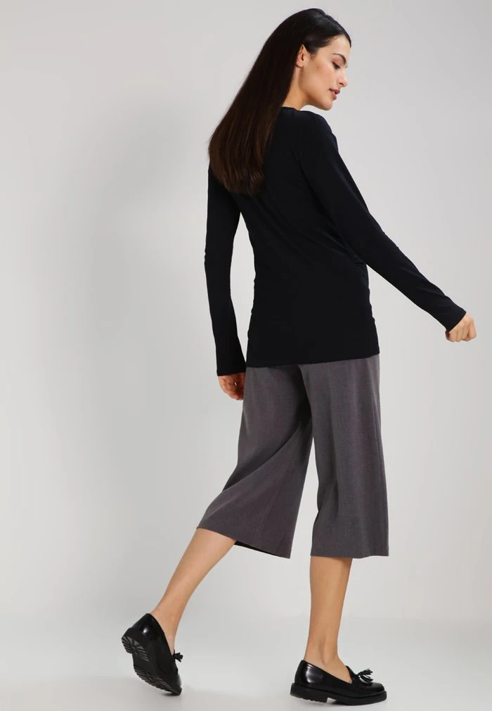 MAMALICIOUS MLLEA 2 PACK - T-shirt à Manches Longues - Black – Image 3