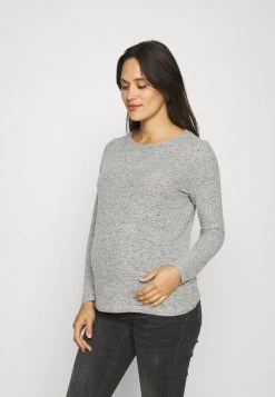MAMALICIOUS MLJENINA - Pullover - Light Grey Melange