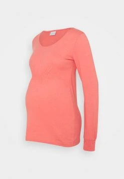 MAMALICIOUS MLMINNA - T-shirt à Manches Longues - Tea Rose/melange