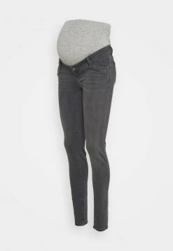 MAMALICIOUS MLOKLAHOMA - Jean Slim - Dark Grey Denim