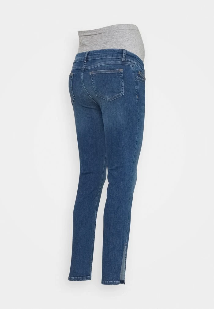 MAMALICIOUS MLPARK BUMPBAND SLIT - Jeans Skinny - Dark Blue Denim – Image 2