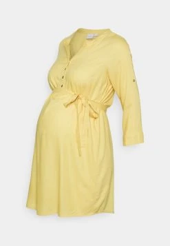 MAMALICIOUS MLMERCY - Robe En Jersey - Misted Yellow