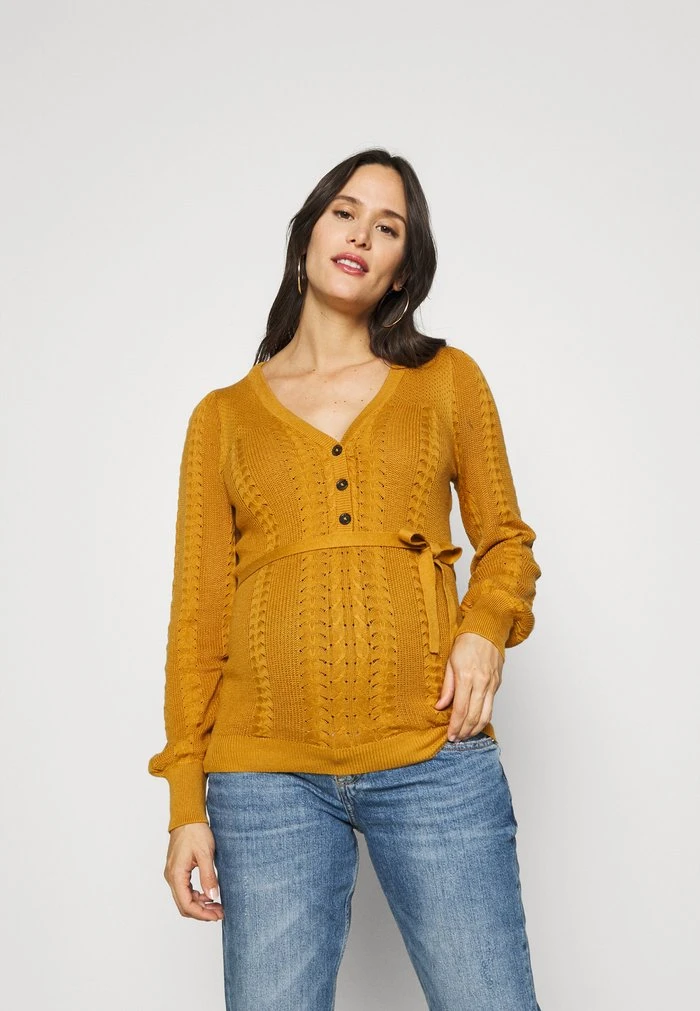 MAMALICIOUS MLOVA LIA - Pullover - Spruce Yellow