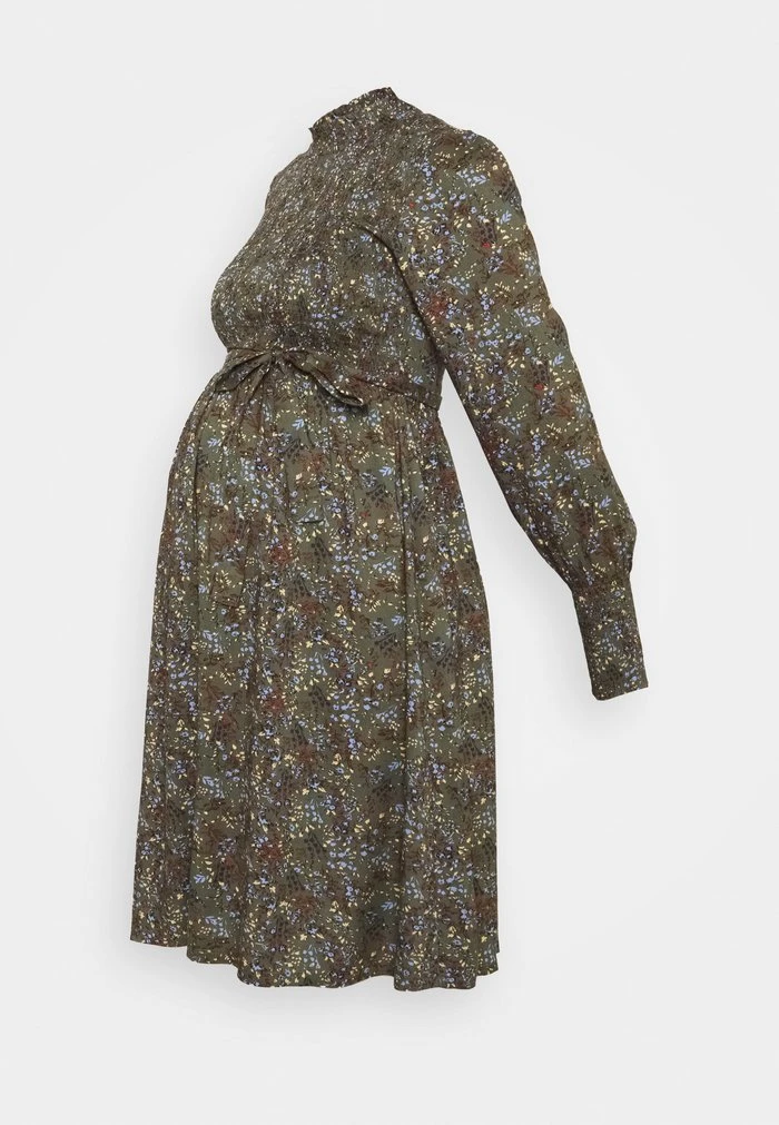 MAMALICIOUS MLZELMA DRESS - Robe De Jour - Dusty Olive – Image 6