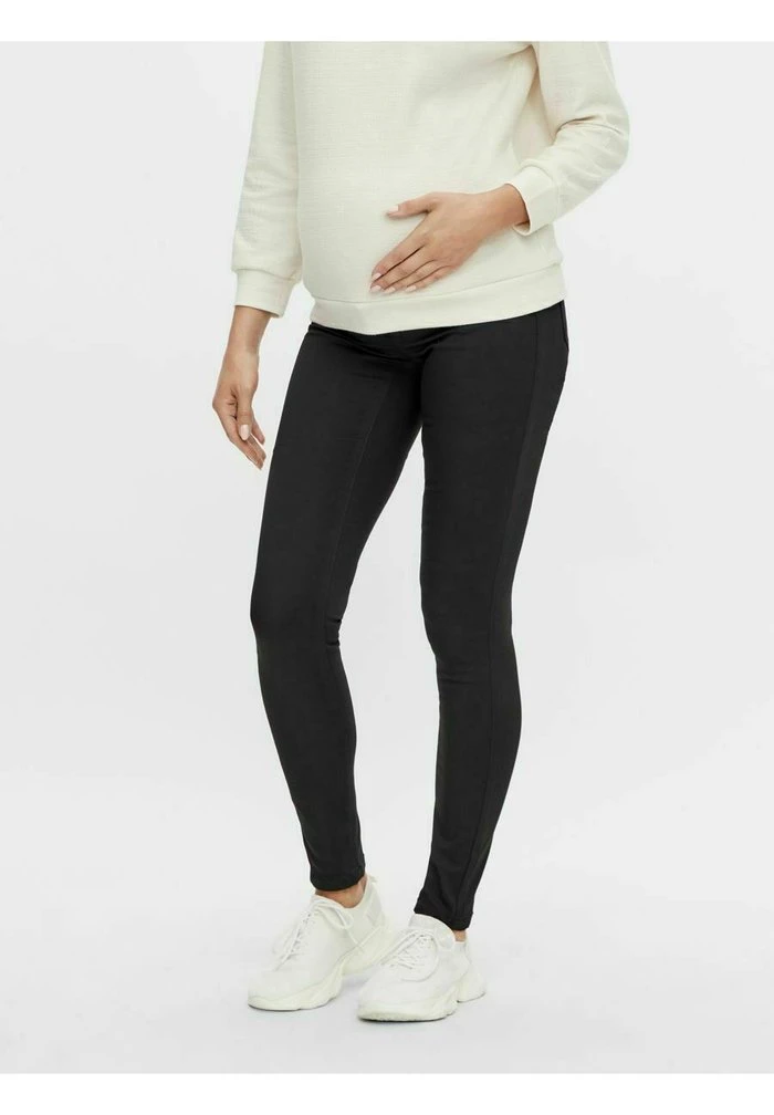 MAMALICIOUS UMSTANDS MLARIZONA - Legging - Black Denim