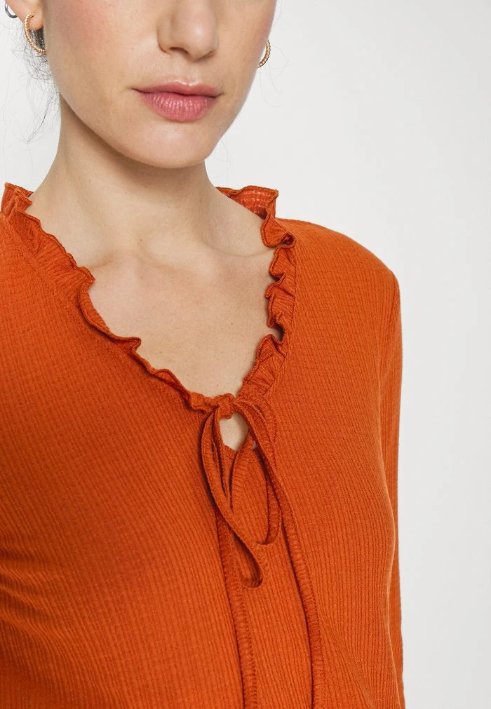 MAMALICIOUS NURSING MLLEDA JUNE - T-shirt à Manches Longues - Umber – Image 6