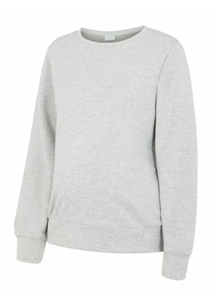 MAMALICIOUS PCMLIOLA - Sweatshirt - Light Grey Melange – Image 5
