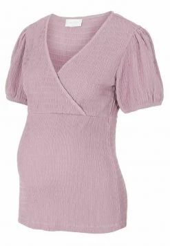 MAMALICIOUS T-shirt Imprimé - Violet Tulle