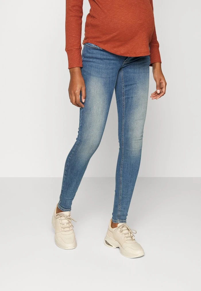 MAMALICIOUS MLVERMA - Jeans Skinny - Medium Blue Denim