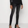 MAMALICIOUS MLBENJI - Jeans Skinny - Black Denim