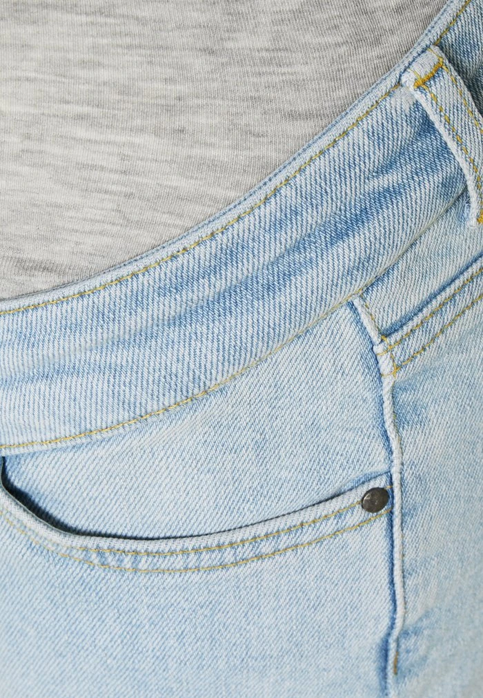 MAMALICIOUS MLBELLE CROPPED - Jean Droit - Blue Denim – Image 3