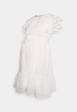 MAMALICIOUS MLLOVE CAP SLEEVE DRESS - Robe De Jour - Bright White