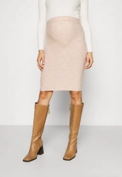 MAMALICIOUS MLDANA SKIRT - Jupe Crayon - Pale Mauve Melange