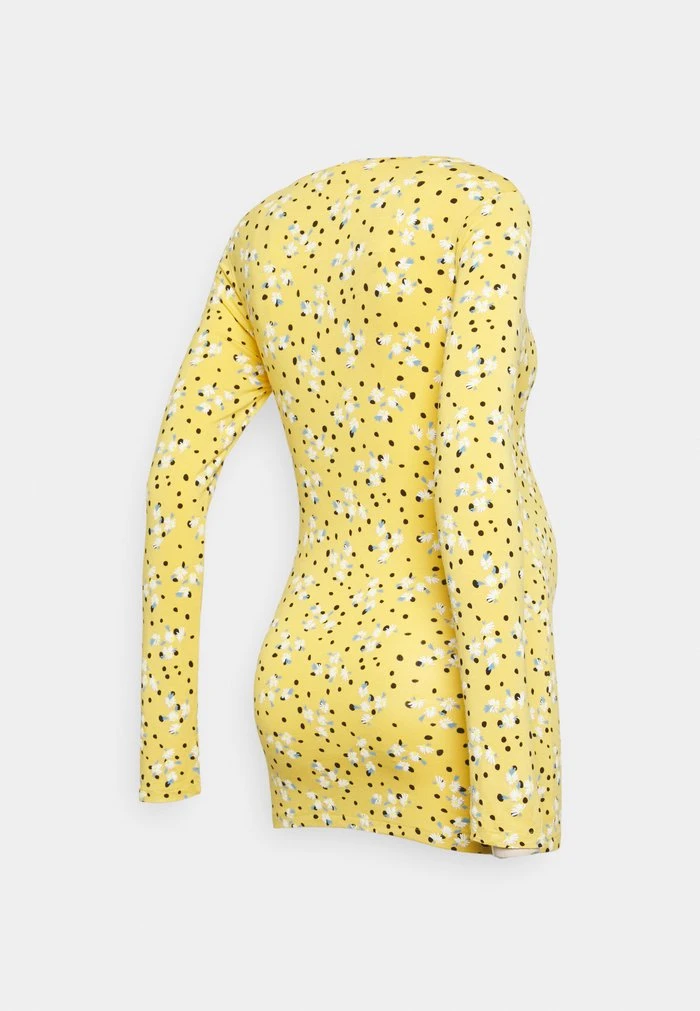 MAMALICIOUS MLHILDE - T-shirt à Manches Longues - Misted Yellow – Image 2