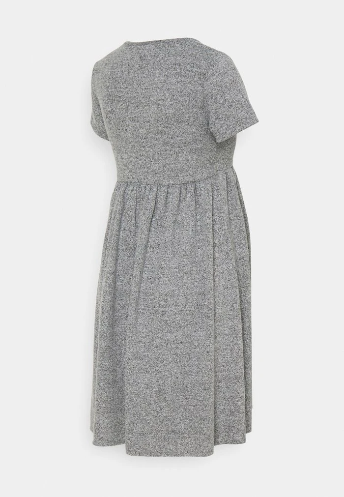 MAMALICIOUS MLCAILA DRESS - Robe Pull - Medium Grey Melange – Image 2