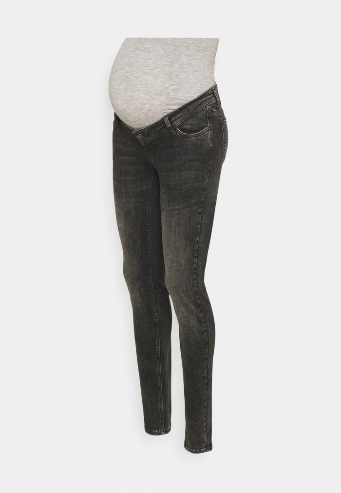 MAMALICIOUS MLCALIFORNIEN SLIM - Jeans Skinny - Dark Grey Denim