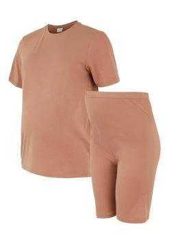 MAMALICIOUS SALLY SET - Short - Mocha Mousse