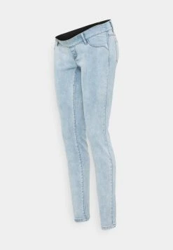 MAMALICIOUS MLOMAHAELASTICS - Jean Slim - Light Blue Denim