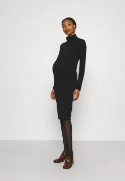 MAMALICIOUS MLSIA ROLLNECK DRESS - Robe En Jersey - Black