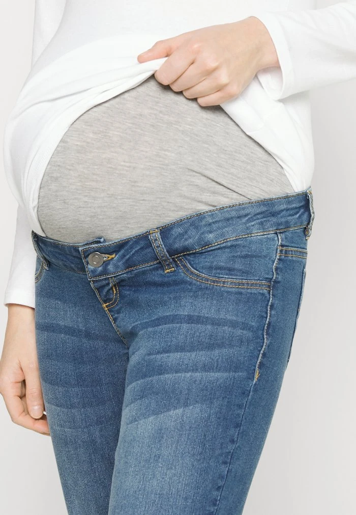 MAMALICIOUS MLJULIA - Jean Slim - Medium Blue Denim – Image 5