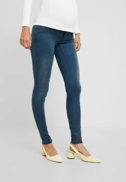 MAMALICIOUS MLTORONTO - Jean Slim - Dark Blue Denim