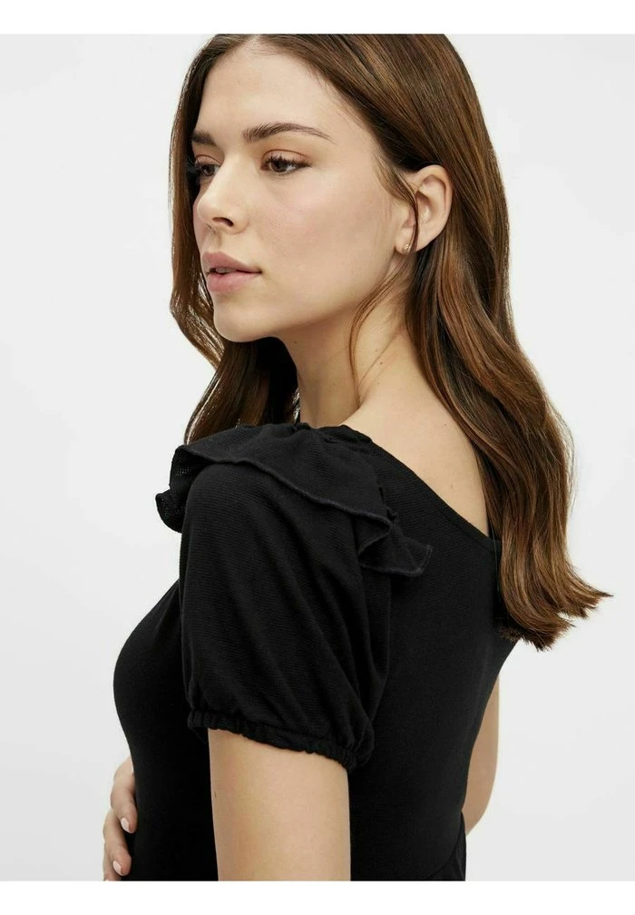 MAMALICIOUS MLFILINE - Robe En Jersey - Black – Image 5