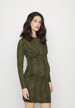 MAMALICIOUS MLSEANNA DRESS - Robe En Jersey - Dusty Olive
