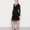 MAMALICIOUS MLCORA DRESS - Robe Fourreau - Black