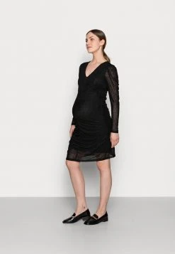 MAMALICIOUS MLCORA DRESS - Robe Fourreau - Black