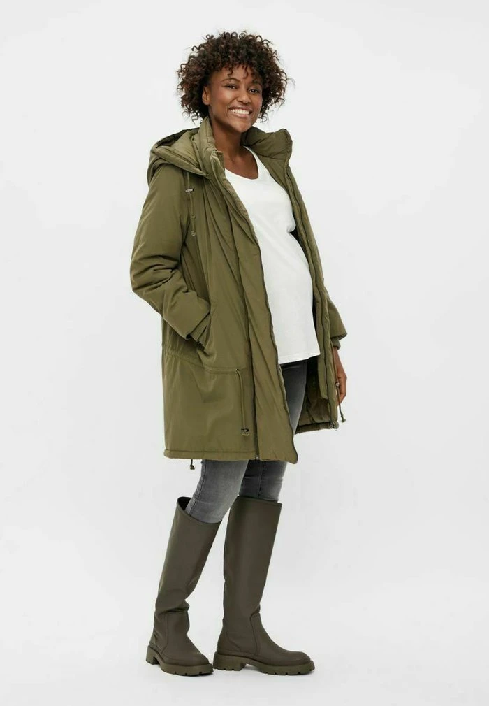 MAMALICIOUS MADDY - Veste D'hiver - Olive Night – Image 2