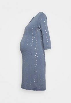 MAMALICIOUS MLALARA TESS DRESS - Robe En Jersey - Vintage Indigo