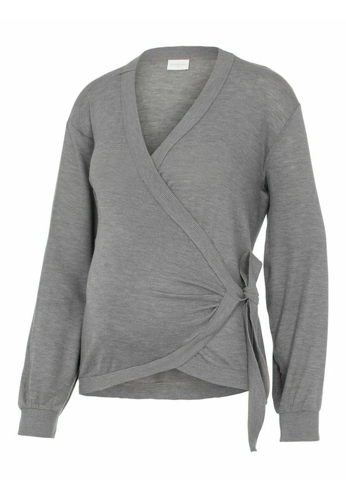 MAMALICIOUS Gilet - Medium Grey Melange – Image 5