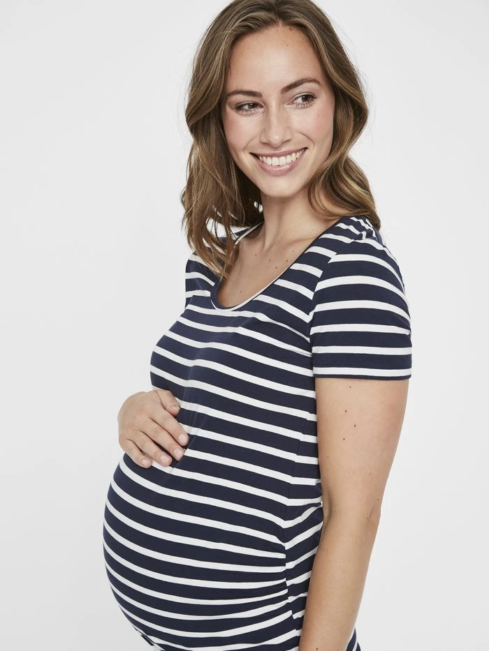 MAMALICIOUS Robe En Jersey - Navy Blazer – Image 4