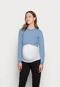 MAMALICIOUS MLJOHANA CROPPED - Sweatshirt - Allure/melange