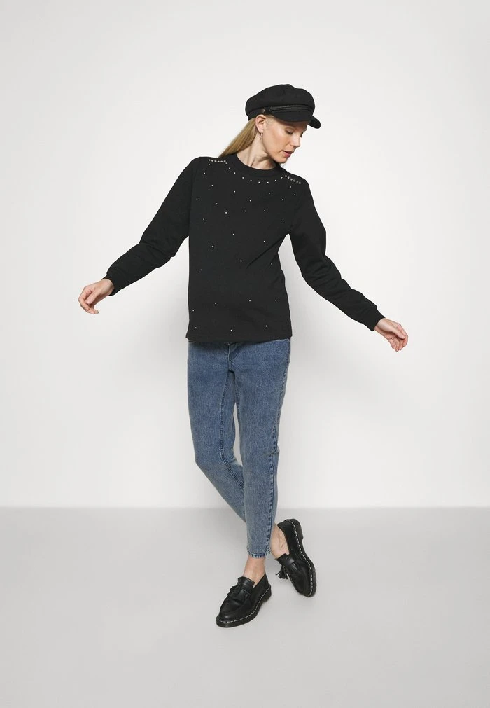 MAMALICIOUS MLTOWN CROPPED - Jean Slim - Dark Blue Denim – Image 2