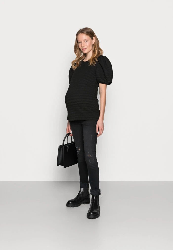 MAMALICIOUS MLVITO - T-shirt Imprimé - Black – Image 2