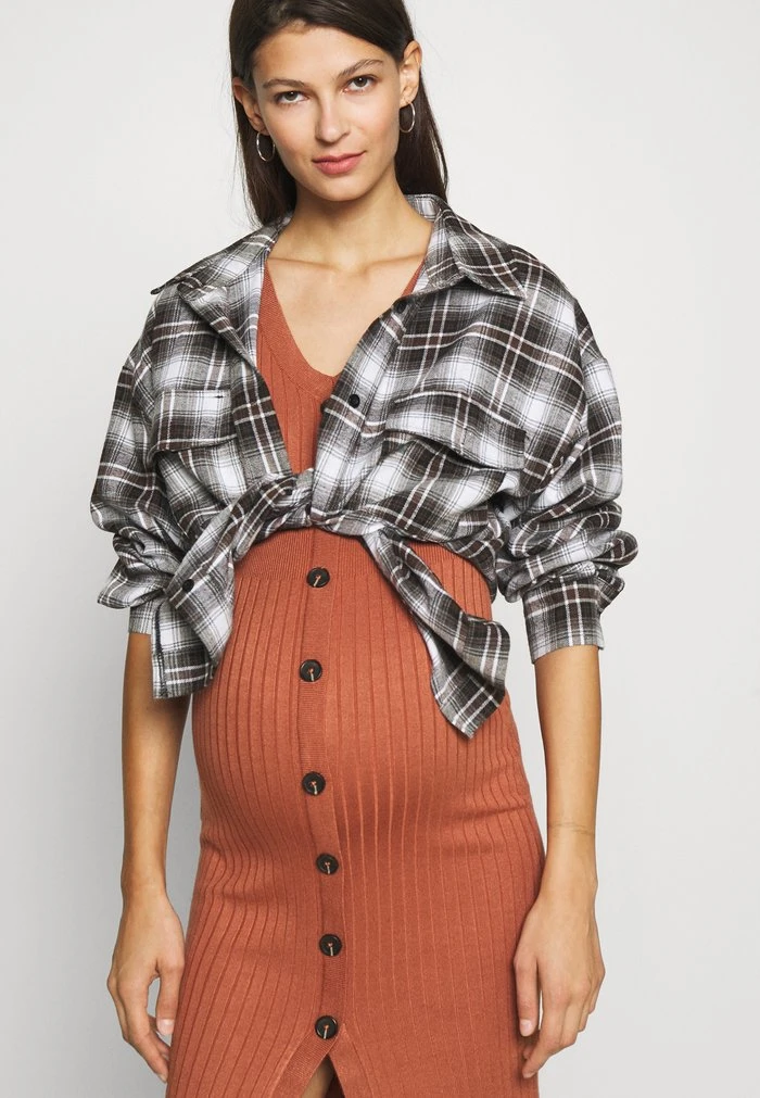 MAMALICIOUS MLDIA DRESS - Robe Pull - Copper Brown – Image 4