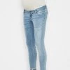 MAMALICIOUS MLMOSS SLIM - Jean Slim - Light Blue Denim