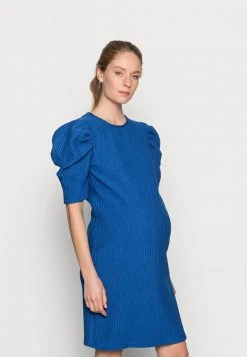 MAMALICIOUS MLLOLA - Robe En Jersey - Dazzling Blue